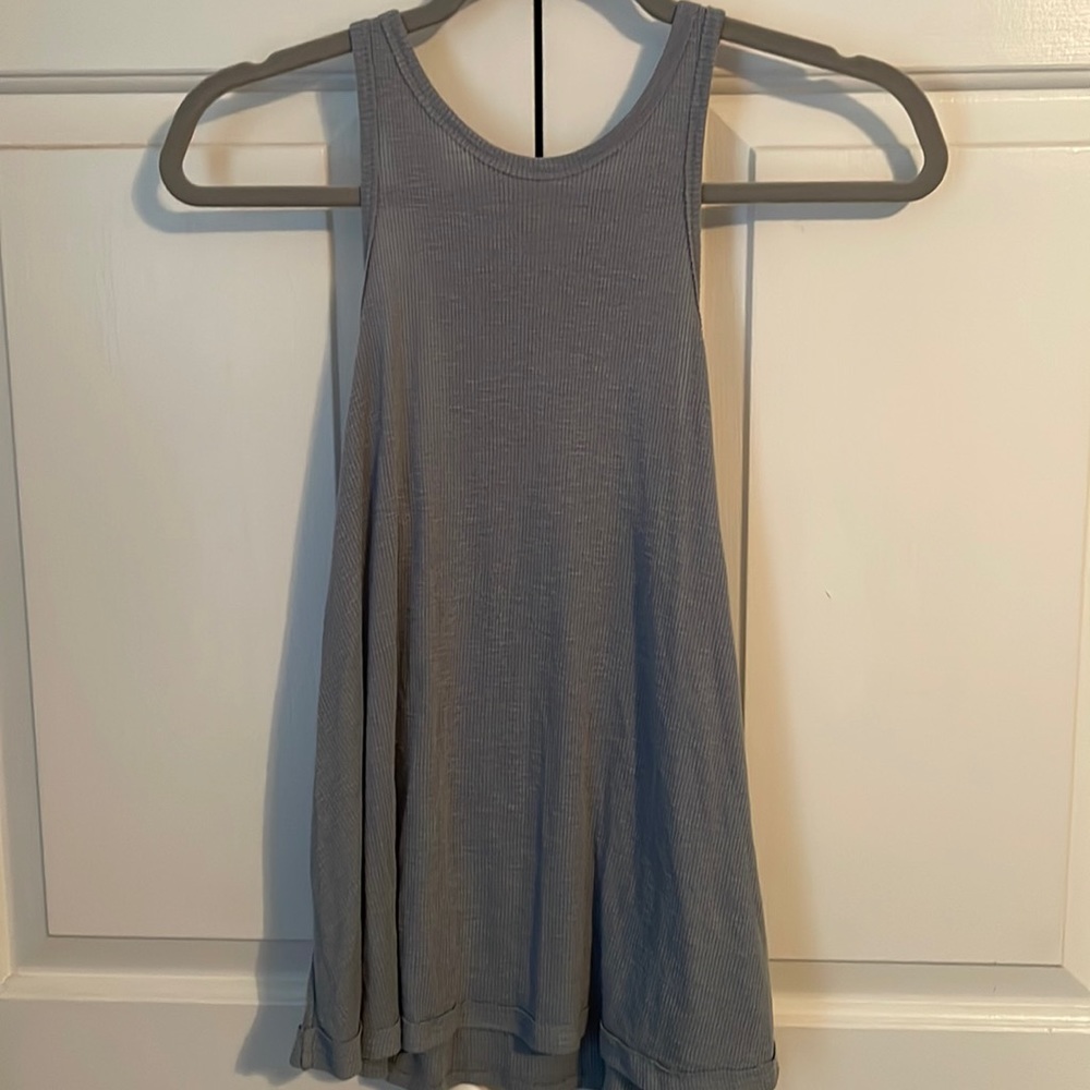 Free People High Neck Cotton Tank